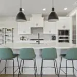Kitchen of a new construction home