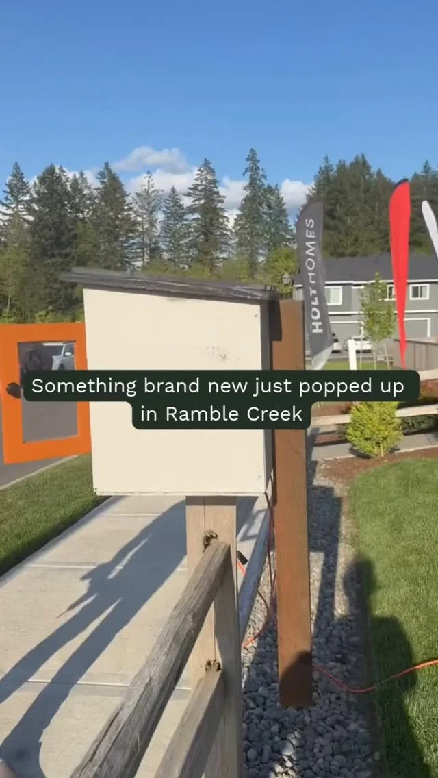 Something special is popping up in the Ramble Creek community in Vancouver, WA 👀
A Little Library where neighbors can leave a story, take a story, and maybe discover something new along the way. 📚💛

We can’t wait to see what finds its way onto the shelves and into someone’s hands.

#HoltHomes #HoltHomesPNW #pnwhomes #home #homeinspiration #realestate #littlelibrary #ramblecreek #vancouverwa