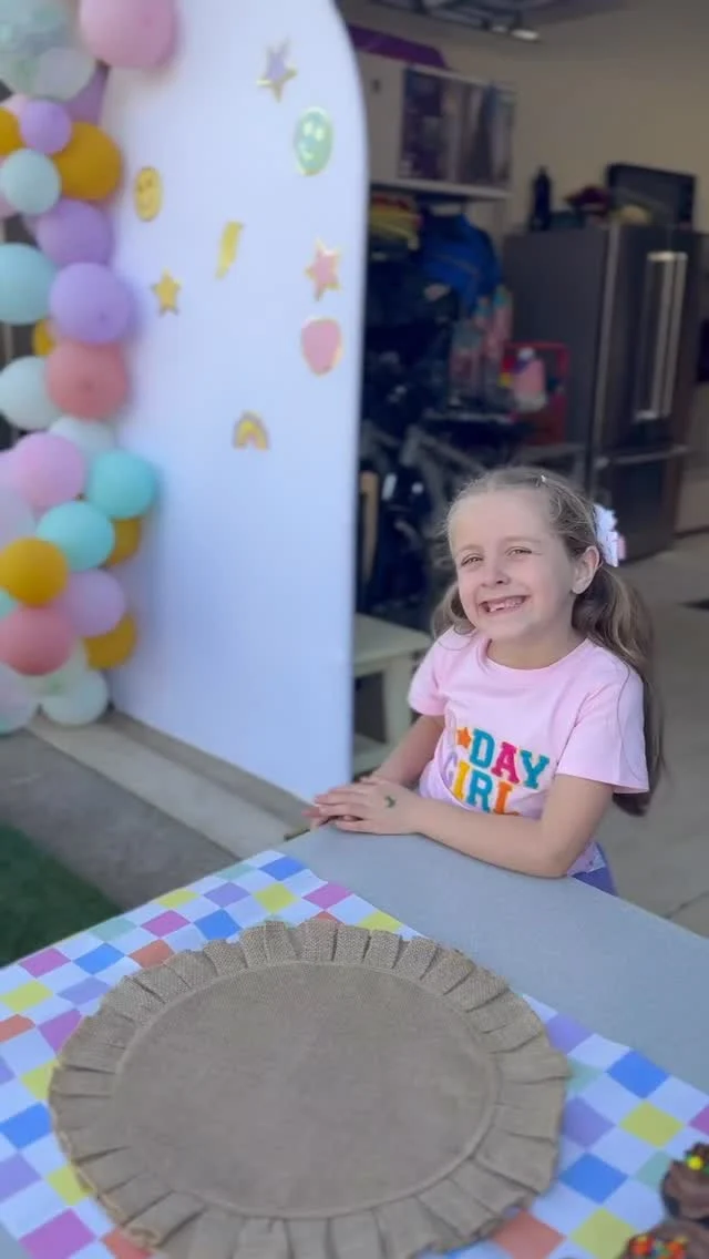 Making our home feel extra special on our little one’s birthday is always so important to us and being able to celebrate with our neighbors as well is extra special.