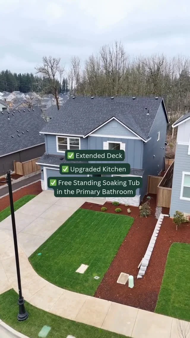 Space to live, work, and relax 🏡✨

The 2366 gives you 4 bedrooms, 3 baths, and a main floor suite perfect for an office or guest room. The open great room flows to the dining area with a gas fireplace and optional covered patio, while upstairs offers room for sleep, play, and storage.

All of this in Scouters Mountain, where forest and mountain views, walkable parks, and downtown Happy Valley are just steps away.

📍 Happy Valley, OR

#holthomes #holthomespnw #orgeon #homeinspiration #realestate #pnw