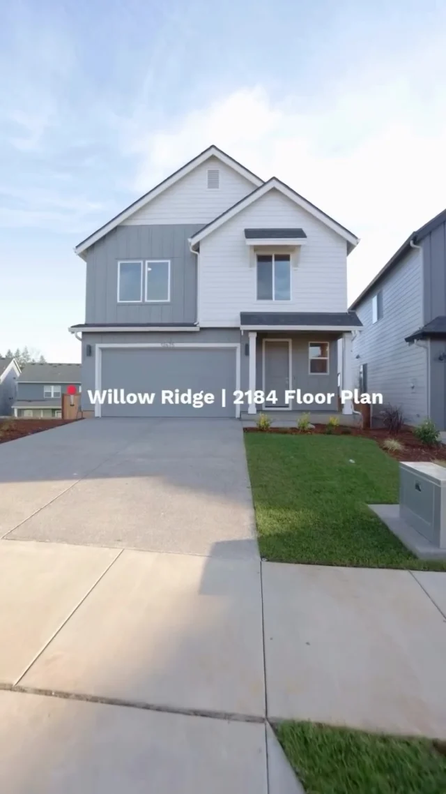 Come take a walk through the 2184 floor plan at Willow Ridge in Beaverton, OR 🤍

An open kitchen that flows into the great room, a cozy gas fireplace, a covered deck for easy outdoor time, and a hidden bonus room you can make your own.

Upstairs, the primary suite feels tucked away with french doors, dual vanities, and a walk-in closet, plus space for guests, work, or whatever life looks like right now.

If this feels like it could be your place, let’s schedule a tour.