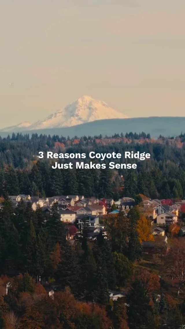 This is why Coyote Ridge just makes sense. Set where the forest meets the Clackamas River, Estacada has a way of feeling like home, not just a stop along the way. Surrounded by lush woods at the base of Mt. Hood National Forest and bordered by miles of riverside trails, it’s easy to fill your days with hiking, paddleboarding, rafting, or just quiet mornings outside 🏔️🌲✨

Walk the trails along the Clackamas, spend weekends exploring local art and markets, or find your go-to spot on the water — all just minutes from your new community at Coyote Ridge. Homes here flex with your life, make routines easier, and create space for moments big and small.