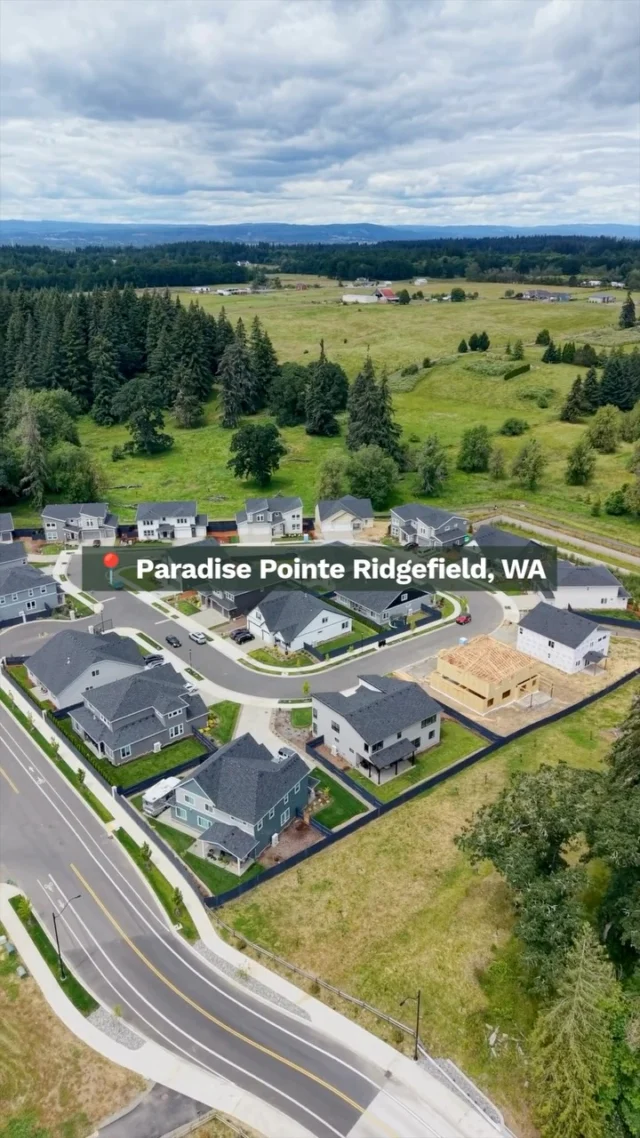 Paradise Pointe ✨ A gated Ridgefield community that offers the kind of balance that’s hard to find, quiet surroundings with everyday convenience close by

Around the community, you’ll find:

+ Walking trails and green space
+ Ridgefield National Wildlife Refuge minutes away
+ Easy commute to Portland

A place where weekends feel outdoorsy, and home still feels connected

Learn more via the link in bio 🔗